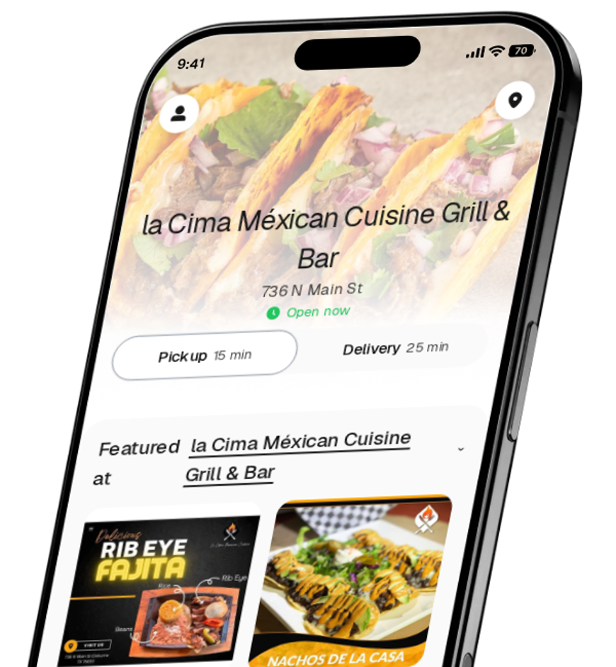 la Cima Méxican Cuisine Grill & Bar app preview