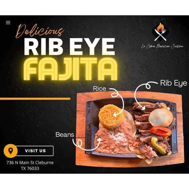 Rib Eye Fajita.