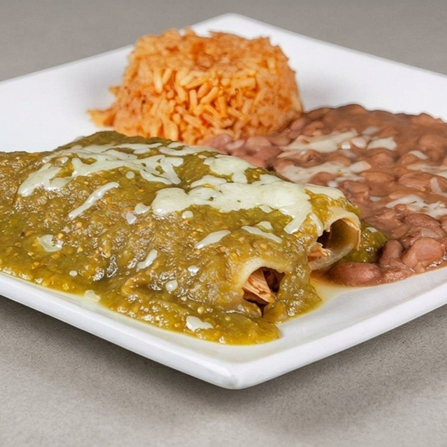 Enchiladas Verdes.