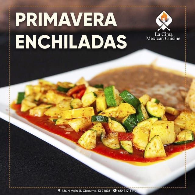 Primavera Enchiladas.